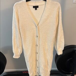 Cozy White Sweater by